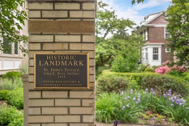 5304 Saint James Ter, Shadyside, PA 15232 - view of community / neighborhood sign