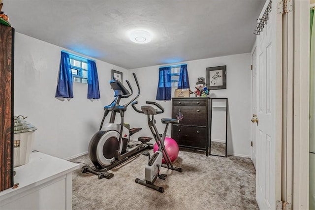 3804 Cynthia Dr, Baldwin Boro, PA 15227 - exercise area featuring carpet and baseboards