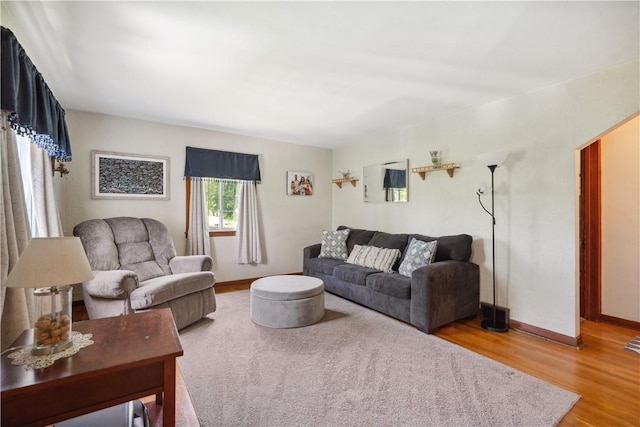 801 4th St N, Versailles, PA 15137 - living area featuring light wood-style floors and baseboards