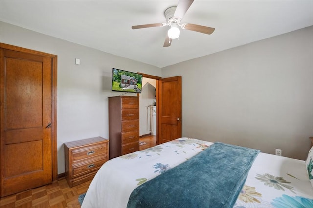 801 4th St N, Versailles, PA 15137 - bedroom with ceiling fan