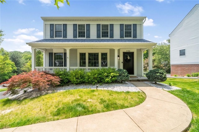 536 Cherryhill Dr, Cecil, PA 15017 - view of front of property with a porch and a front yard