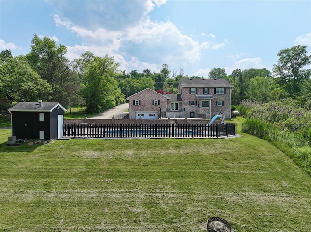 4822 W State St, Mahoning Twp Law, PA 16116 - view of yard with a swimming pool and a patio area