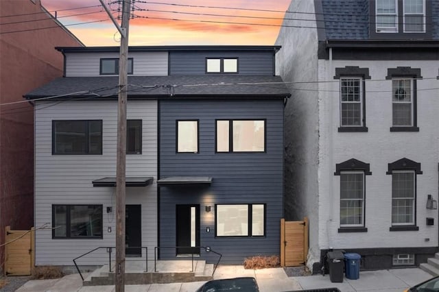 1213 Boyle St, Central North Side, PA 15212 - view of front facade with a shingled roof
