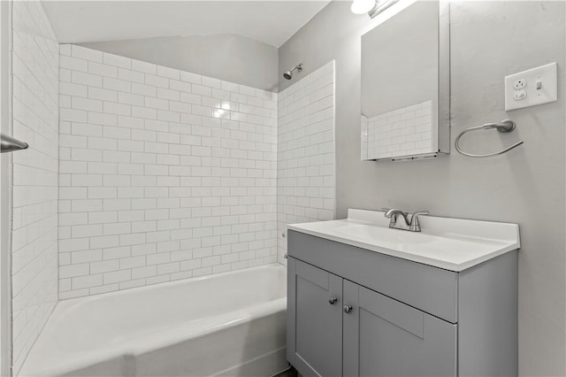 582 Brinwood Ave, Baldwin Boro, PA 15227 - bathroom featuring vanity and bathtub / shower combination