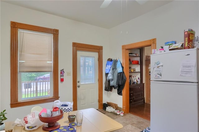 21 S Harrison Ave, Bellevue, PA 15202 - dining room featuring a ceiling fan