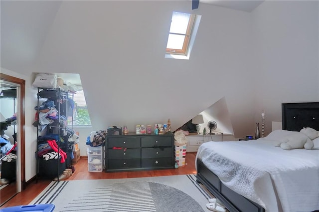 21 S Harrison Ave, Bellevue, PA 15202 - bedroom with wood finished floors and a skylight