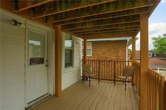 21 S Harrison Ave, Bellevue, PA 15202 - view of wooden porch