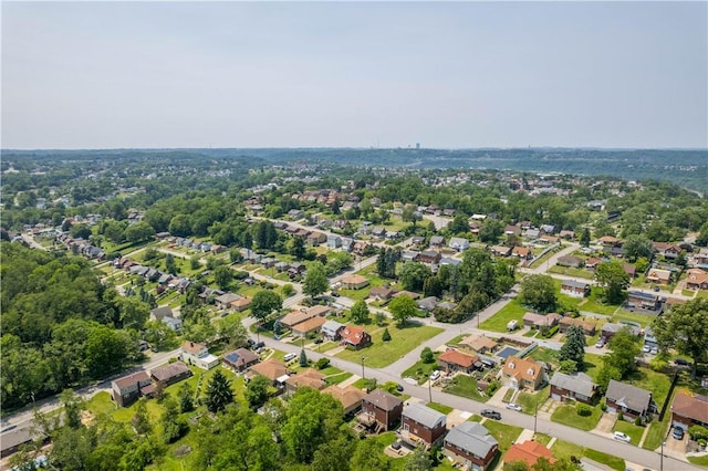 804 Division St, West Mifflin, PA 15122 - aerial overview of property's location with nearby suburban area