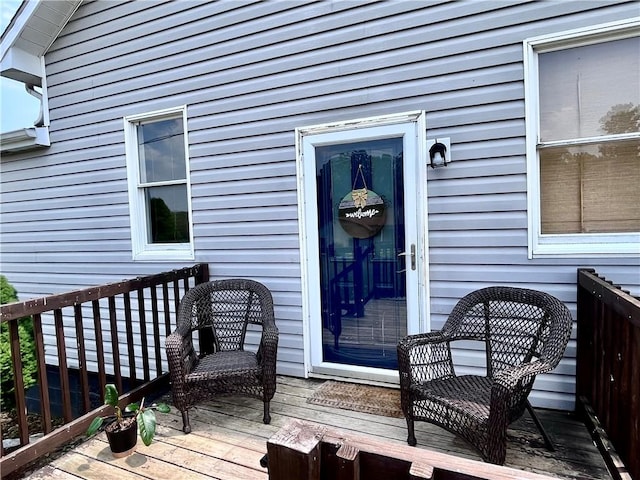 254 Bicker Rd, Winfield Twp, PA 16023 - view of exterior entry featuring a deck