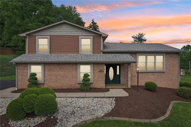 100 Welty Dr, Allegheny Twp Wml, PA 15068 - view of front of property with roof with shingles and brick siding