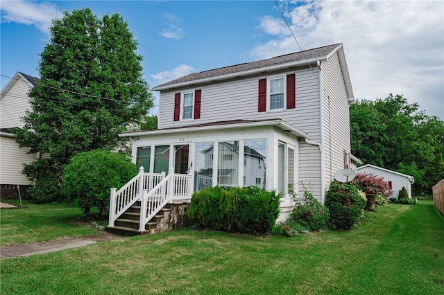 38 Locust St, Center Twp/Homer Cty, PA 15731 - view of front of home featuring a front lawn