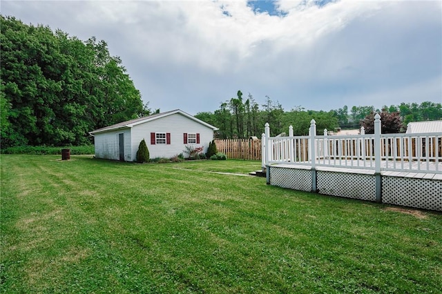 38 Locust St, Center Twp/Homer Cty, PA 15731 - view of yard featuring a deck