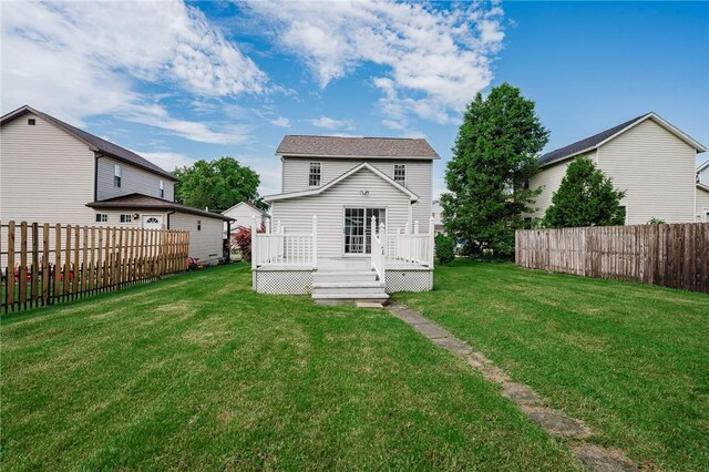 38 Locust St, Center Twp/Homer Cty, PA 15731 - back of house featuring a deck
