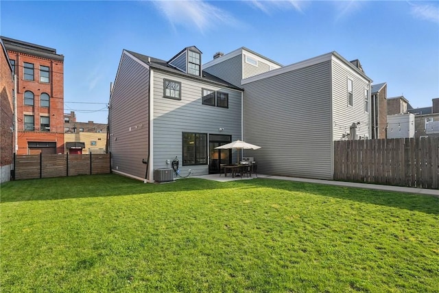 626 Suismon St, East Allegheny, PA 15212 - back of property with central AC and a patio area