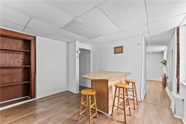 222 Marshall Ave, Observatory Hill, PA 15214 - bar area featuring wood finished floors and a paneled ceiling