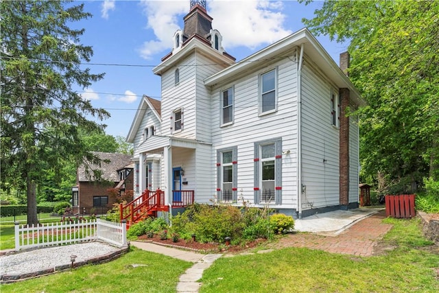 222 Marshall Ave, Observatory Hill, PA 15214 - view of front facade with a chimney