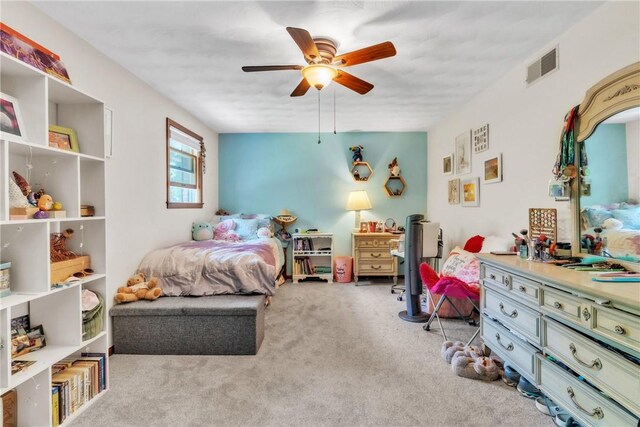 106 Shawnee Dr, Center Twp But, PA 16001 - bedroom with carpet flooring and ceiling fan
