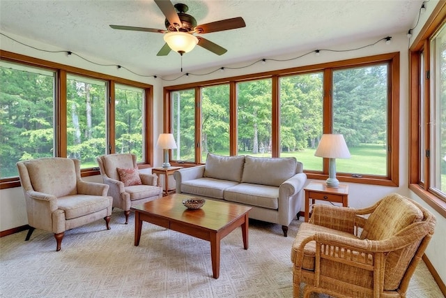 106 Shawnee Dr, Center Twp, PA 16001 - sunroom / solarium featuring a textured ceiling and baseboards