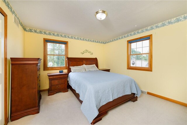 215 Warren Rd, Marshall, PA 15086 - bedroom with light colored carpet and baseboards