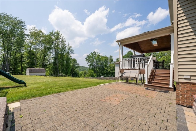 215 Warren Rd, Marshall, PA 15086 - view of patio with a playground
