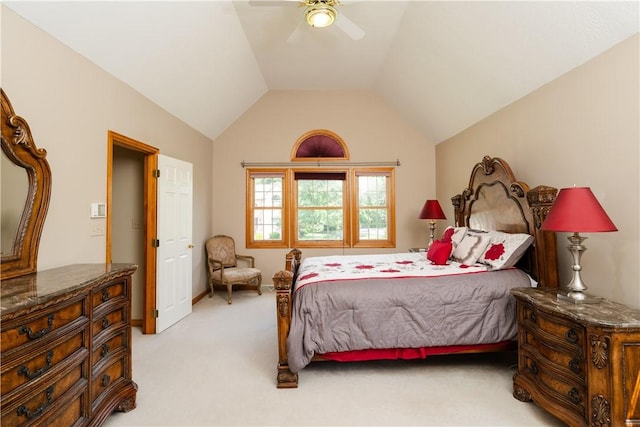 215 Warren Rd, Marshall, PA 15086 - carpeted bedroom featuring a ceiling fan and lofted ceiling