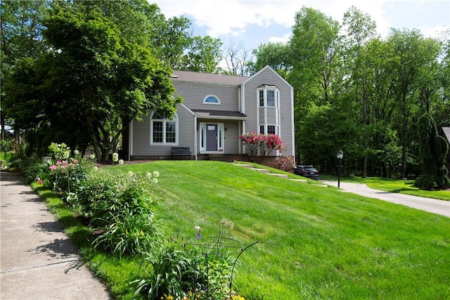 407 Highland Ct, Marshall, PA 15090 - view of front facade with a front lawn