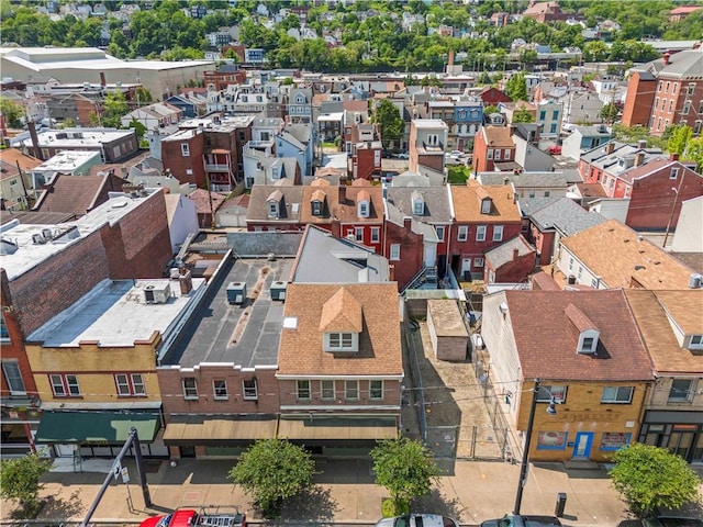 2512 E Carson St, South Side, PA 15203 - aerial perspective of suburban area
