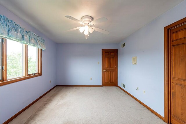 28 Saddlebrook Dr, Hempfield Twp Wml, PA 15601 - unfurnished room with ceiling fan, light colored carpet, and baseboards