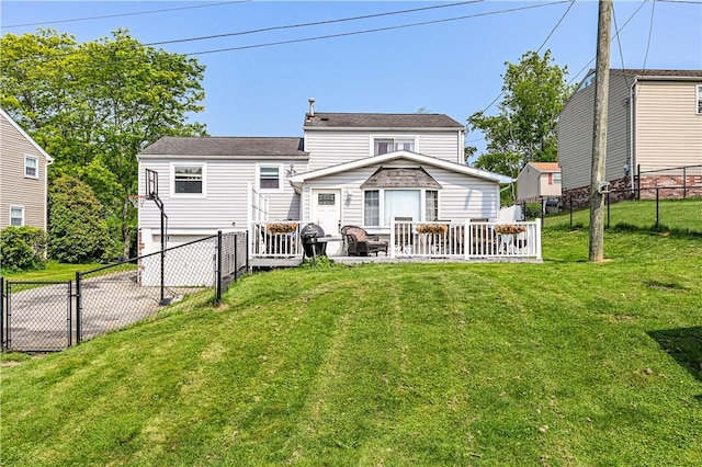 1941 Ivanhoe Dr, North Huntingdon, PA 15642 - rear view of property featuring a garage and driveway