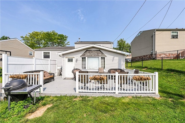 1941 Ivanhoe Dr, North Huntingdon, PA 15642 - back of property featuring a deck