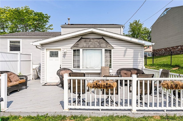 1941 Ivanhoe Dr, North Huntingdon, PA 15642 - back of house with a deck