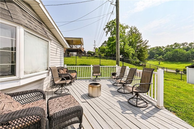1941 Ivanhoe Dr, North Huntingdon, PA 15642 - view of wooden terrace