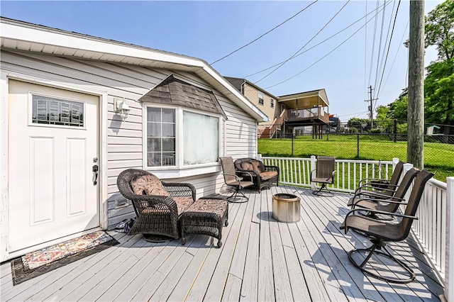 1941 Ivanhoe Dr, North Huntingdon, PA 15642 - view of wooden deck