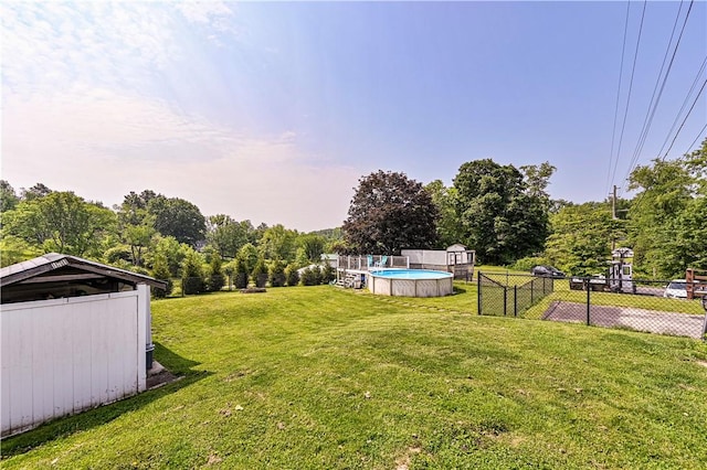 1941 Ivanhoe Dr, North Huntingdon, PA 15642 - view of yard with an outdoor pool