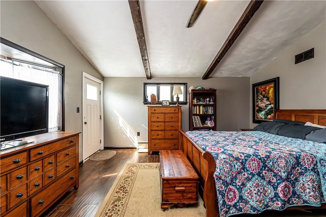 1941 Ivanhoe Dr, North Huntingdon, PA 15642 - bedroom featuring dark wood-style floors and baseboard heating