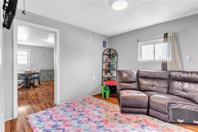 439 Ford St, West Mifflin, PA 15122 - living room featuring wood finished floors