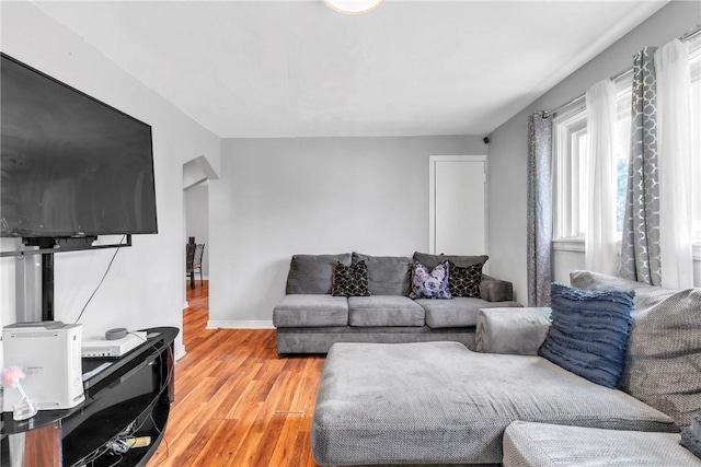 439 Ford St, West Mifflin, PA 15122 - living room with light wood finished floors and baseboards