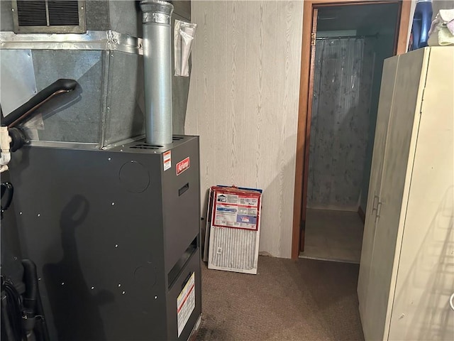 1214 Ridge Blvd, Dunbar Twp, PA 15425 - utility room featuring heating unit