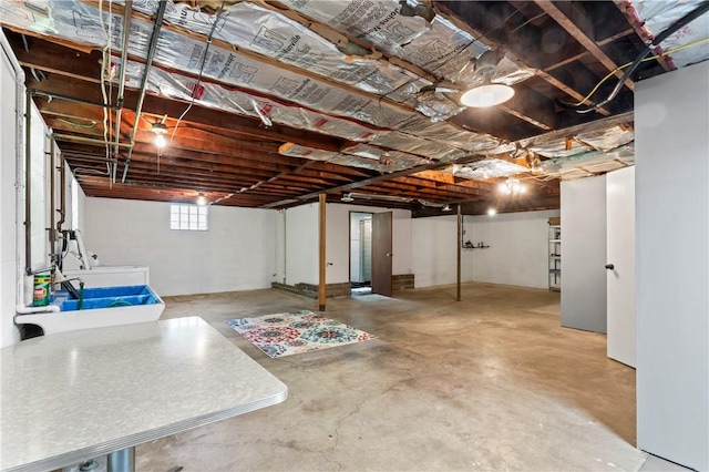 1033 Colvin Dr, Brighton Twp, PA 15009 - basement with washer / clothes dryer