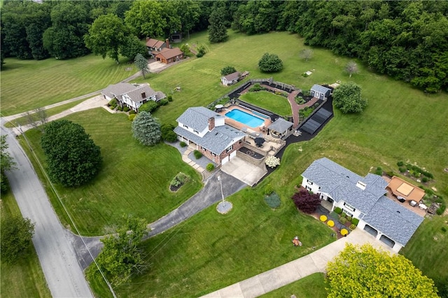 375 Navaho Hollow Rd, Coolbaugh Twp, PA 15438 - aerial overview of property's location with a pool