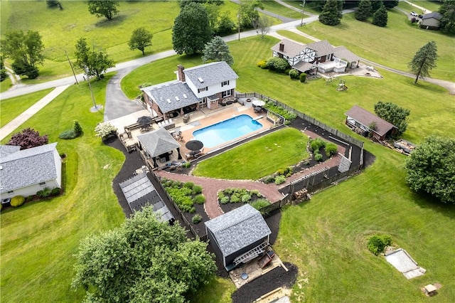 375 Navaho Hollow Rd, Coolbaugh Twp, PA 15438 - aerial view of a pool area