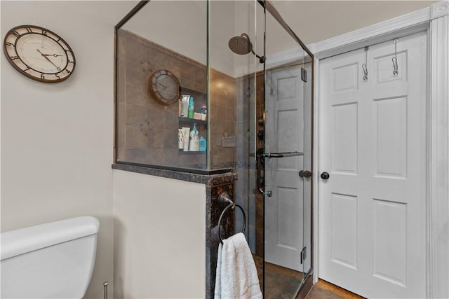 375 Navaho Hollow Rd, Coolbaugh Twp, PA 15438 - full bathroom with a stall shower and toilet