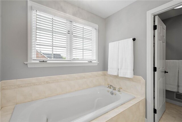 8007 Pressley Ct, Mccandless, PA 15237 - full bath with a garden tub and plenty of natural light