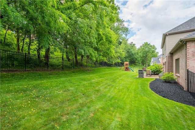 8007 Pressley Ct, Mccandless, PA 15237 - view of yard featuring a playground and a patio