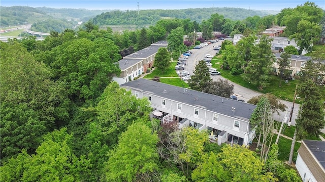 718 Carriage Cir, Pennsbury, PA 15205 - drone / aerial view of a heavily wooded area