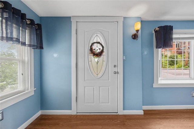 2001 Potomac Ave, Banksville/Westwood, PA 15216 - foyer entrance featuring baseboards, healthy amount of natural light, and wood finished floors