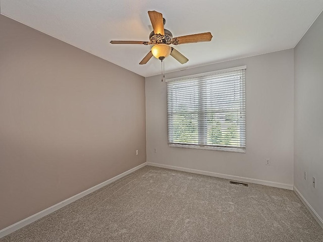 430 Longleaf Dr, Peters Twp, PA 15367 - unfurnished room featuring light colored carpet, baseboards, and ceiling fan