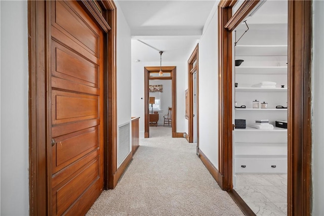 700 Meade St, Monongahela, PA 15063 - corridor with light carpet and baseboards
