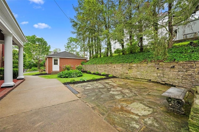 700 Meade St, Monongahela, PA 15063 - view of patio with an outdoor structure