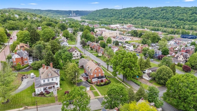 700 Meade St, Monongahela, PA 15063 - aerial perspective of suburban area featuring a forest